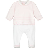 Emile et Rose Baby Pink Babygrow & Hairband